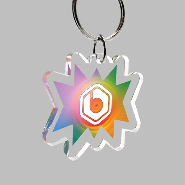 Custom Ultra Vivid Color Keychain - Custom Ultra Vivid Color Keychain - Image 0 of 4