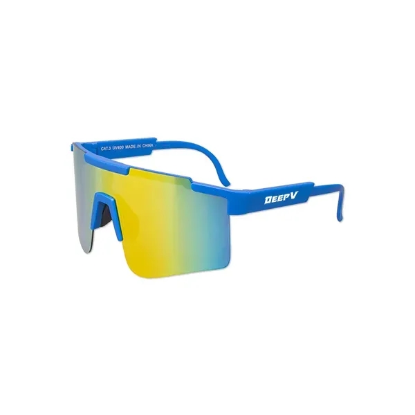 Sport Mirror Lens Sunglasses - Sport Mirror Lens Sunglasses - Image 2 of 3