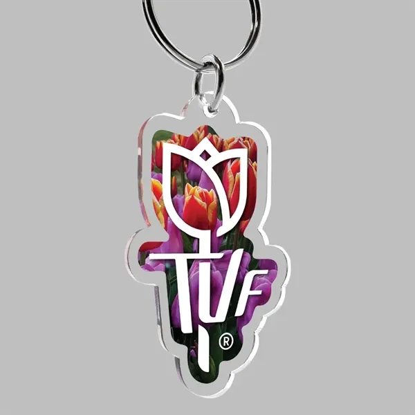 1/8" Custom Ultra Vivid Color Keychain - 1/8" Custom Ultra Vivid Color Keychain - Image 1 of 12