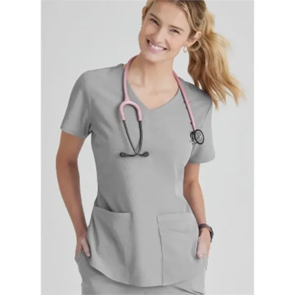 Barco Skechers Women's Vitality V-Neck Solid Scrub Top - Barco Skechers Women's Vitality V-Neck Solid Scrub Top - Image 16 of 16
