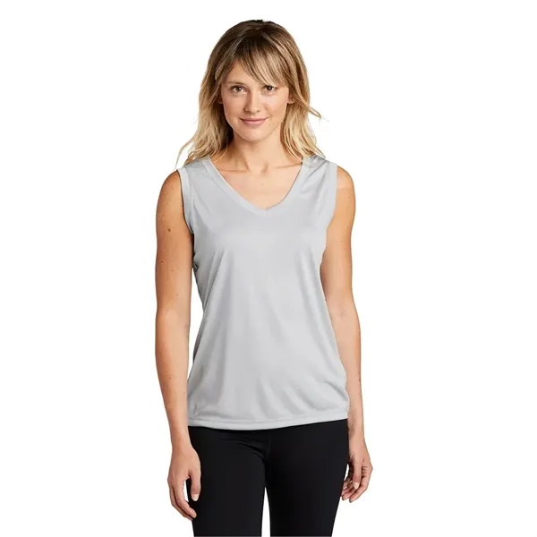 Sport-Tek® Women's Sleeveless PosiCharge® Competitor™ V-Neck - Sport-Tek® Women's Sleeveless PosiCharge® Competitor™ V-Neck - Image 2 of 5