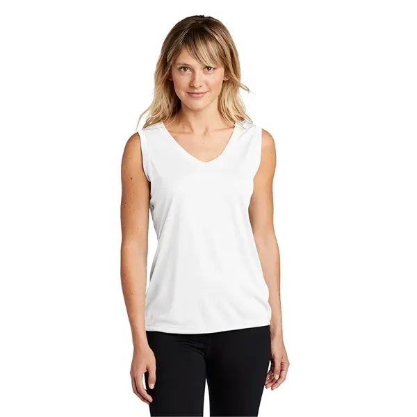 Sport-Tek® Women's Sleeveless PosiCharge® Competitor™ V-Neck - Sport-Tek® Women's Sleeveless PosiCharge® Competitor™ V-Neck - Image 5 of 5
