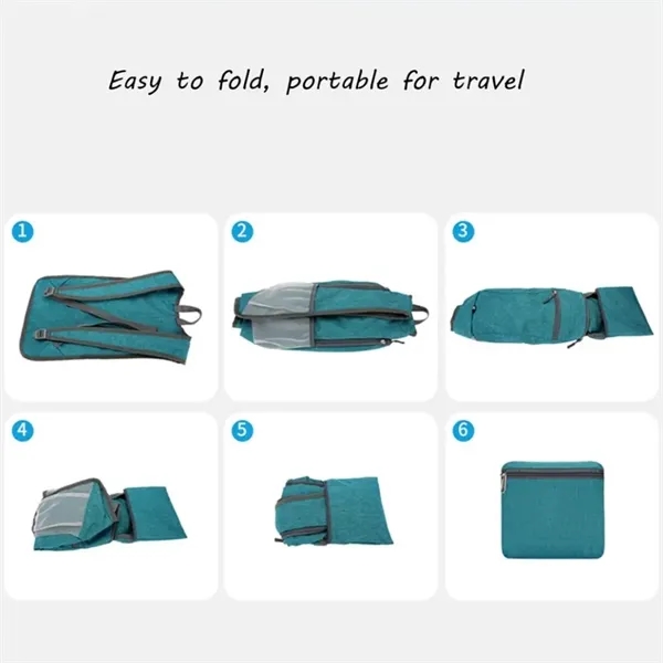Foldable 15L Ultralight Water Resistant Hiking Backpack - Foldable 15L Ultralight Water Resistant Hiking Backpack - Image 3 of 4
