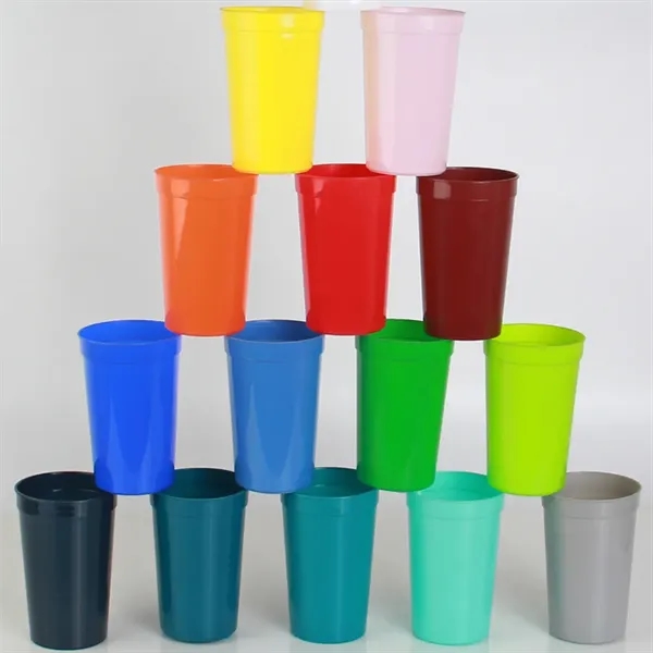 22oz Plastic Reusable Stadium Cup - 22oz Plastic Reusable Stadium Cup - Image 4 of 6