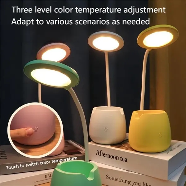 LED Touch Table Lamp with 3 Color Modes Stepless Dimming - LED Touch Table Lamp with 3 Color Modes Stepless Dimming - Image 9 of 10