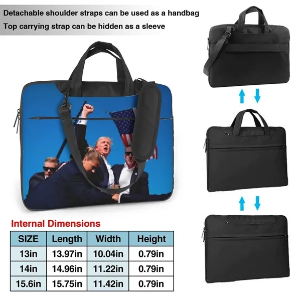 Office Briefcase Bag Travel Laptop Sleeve Satchel Portfolio - Office Briefcase Bag Travel Laptop Sleeve Satchel Portfolio - Image 6 of 6