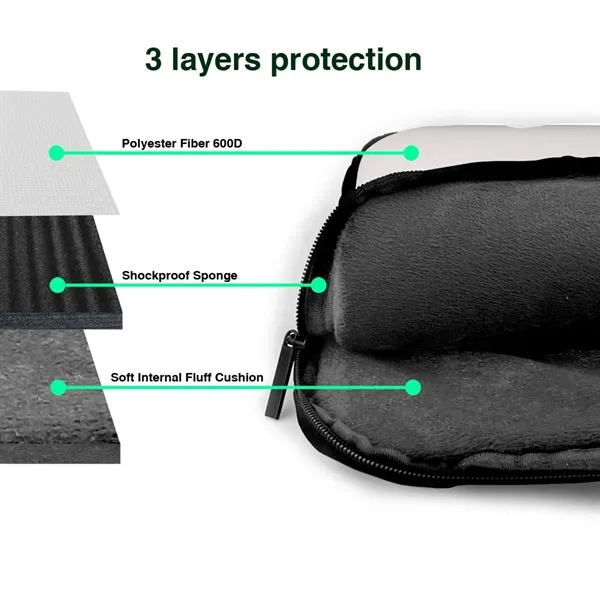 Office Briefcase Bag Travel Laptop Sleeve Satchel Portfolio - Office Briefcase Bag Travel Laptop Sleeve Satchel Portfolio - Image 3 of 6