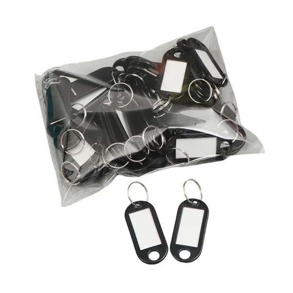 Durable Plastic Key Ring Tag Label Card - Durable Plastic Key Ring Tag Label Card - Image 1 of 4
