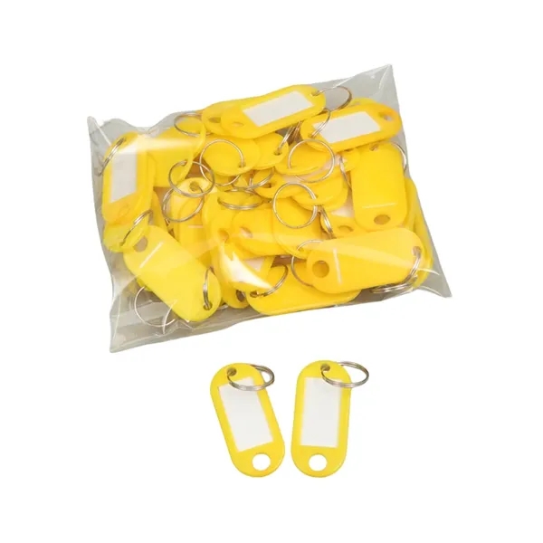 Durable Plastic Key Ring Tag Label Card - Durable Plastic Key Ring Tag Label Card - Image 3 of 4