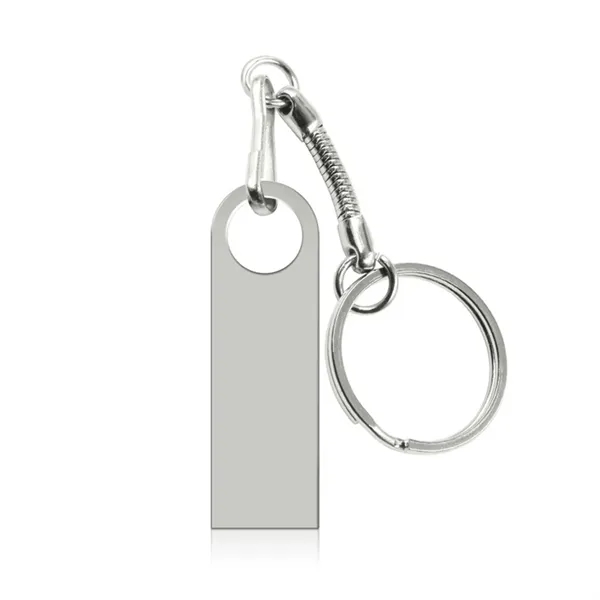 High-Speed USB 3.0 Metal Flash Drive with Keychain - High-Speed USB 3.0 Metal Flash Drive with Keychain - Image 6 of 9