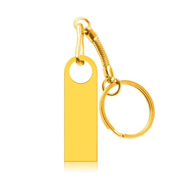 High-Speed USB 3.0 Metal Flash Drive with Keychain - High-Speed USB 3.0 Metal Flash Drive with Keychain - Image 7 of 9