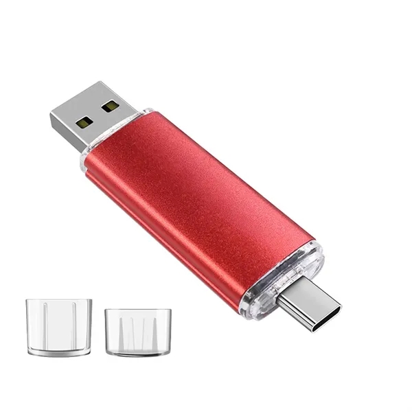 Dual Interface Metal USB C Flash Drive - Dual Interface Metal USB C Flash Drive - Image 10 of 12