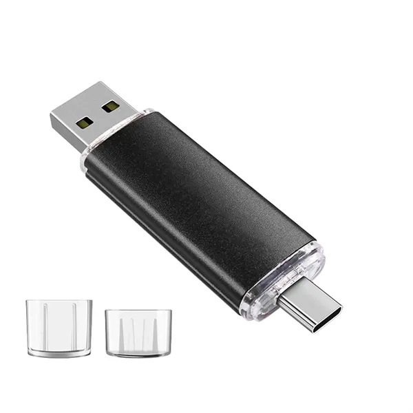 Dual Interface Metal USB C Flash Drive - Dual Interface Metal USB C Flash Drive - Image 11 of 12