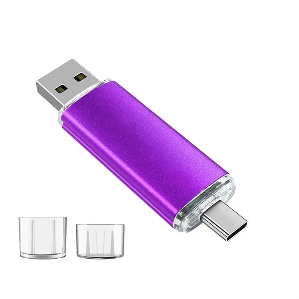 Dual Interface Metal USB C Flash Drive - Dual Interface Metal USB C Flash Drive - Image 12 of 12