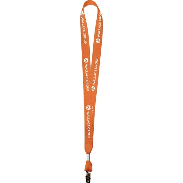 Custom 3/4"  Wide Nylon Web Lanyard