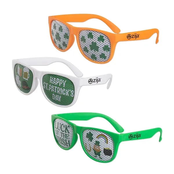 St. Patrick's Day Art Pinhole Sunglasses - St. Patrick's Day Art Pinhole Sunglasses - Image 0 of 0