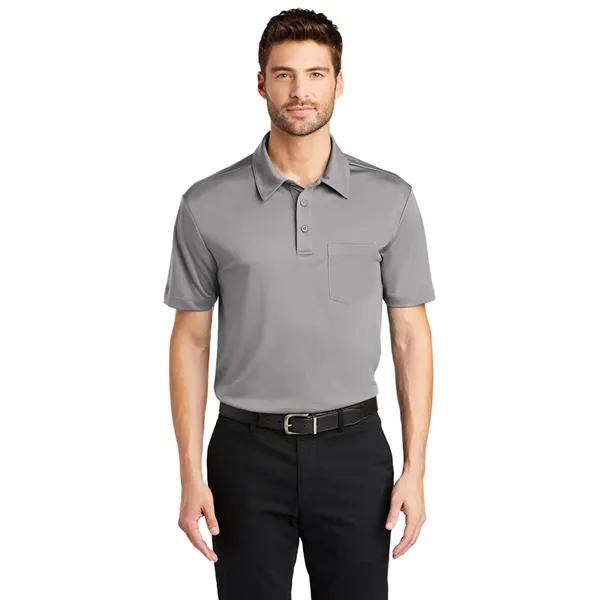 Port Authority® Silk Touch™ Performance Pocket Polo - Port Authority® Silk Touch™ Performance Pocket Polo - Image 4 of 8