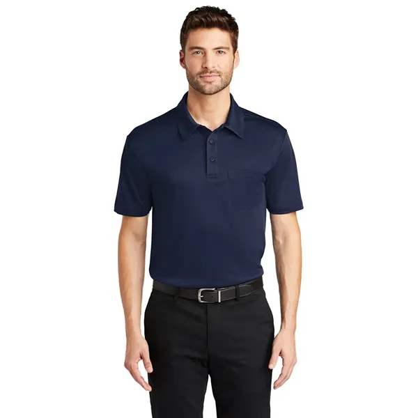 Port Authority® Silk Touch™ Performance Pocket Polo - Port Authority® Silk Touch™ Performance Pocket Polo - Image 5 of 8