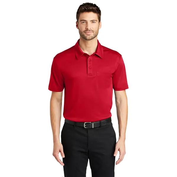 Port Authority® Silk Touch™ Performance Pocket Polo - Port Authority® Silk Touch™ Performance Pocket Polo - Image 6 of 8