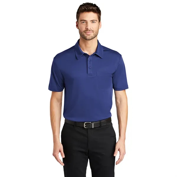 Port Authority® Silk Touch™ Performance Pocket Polo - Port Authority® Silk Touch™ Performance Pocket Polo - Image 7 of 8