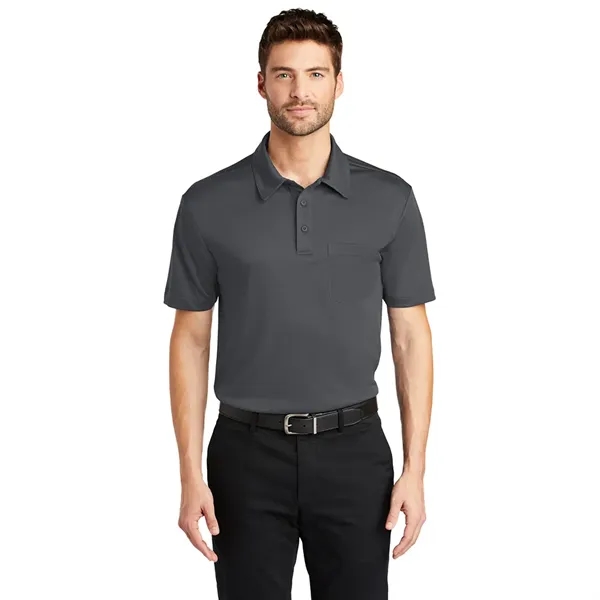 Port Authority® Silk Touch™ Performance Pocket Polo - Port Authority® Silk Touch™ Performance Pocket Polo - Image 8 of 8