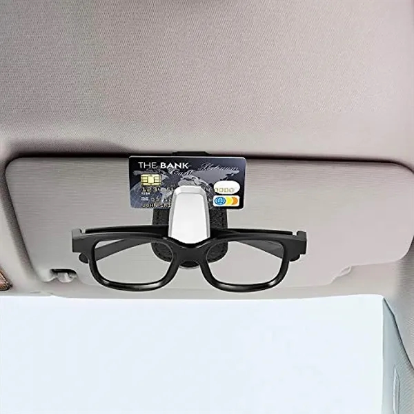 Car Visor Sunglasses Holder Clip Leather Eyeglasses Hanger - Car Visor Sunglasses Holder Clip Leather Eyeglasses Hanger - Image 10 of 12