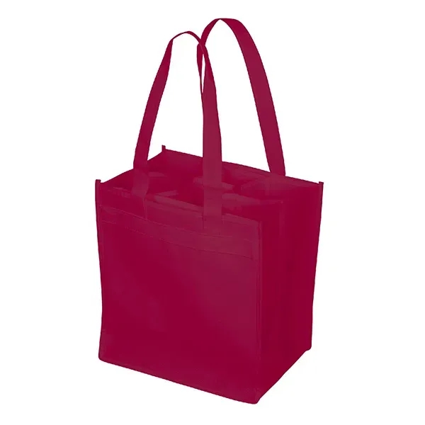 6 Bottle Wine Tote Bag - 6 Bottle Wine Tote Bag - Image 2 of 3