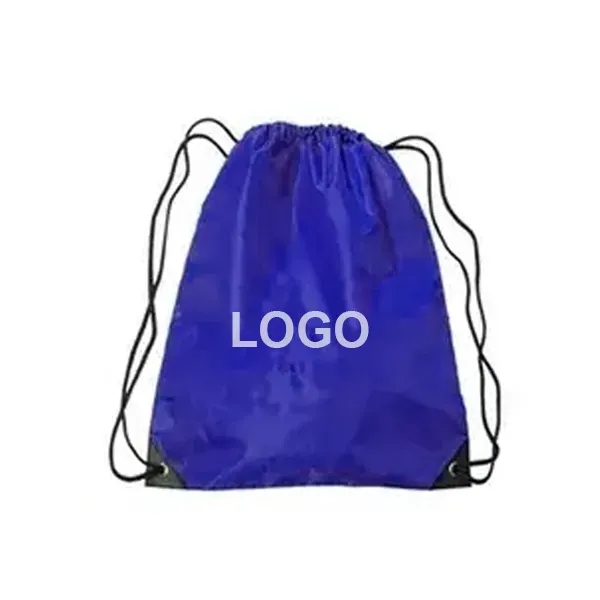 All Purpose Polyester Drawstring Backpack - WD-1 - All Purpose Polyester Drawstring Backpack - WD-1 - Image 2 of 3