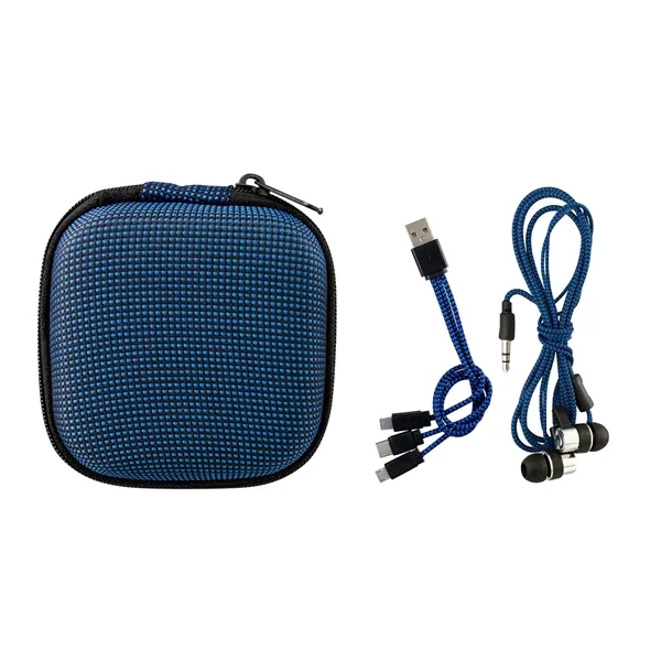 TEXTURED CHARGING CABLE EAR BUD KIT - TEXTURED CHARGING CABLE EAR BUD KIT - Image 3 of 13