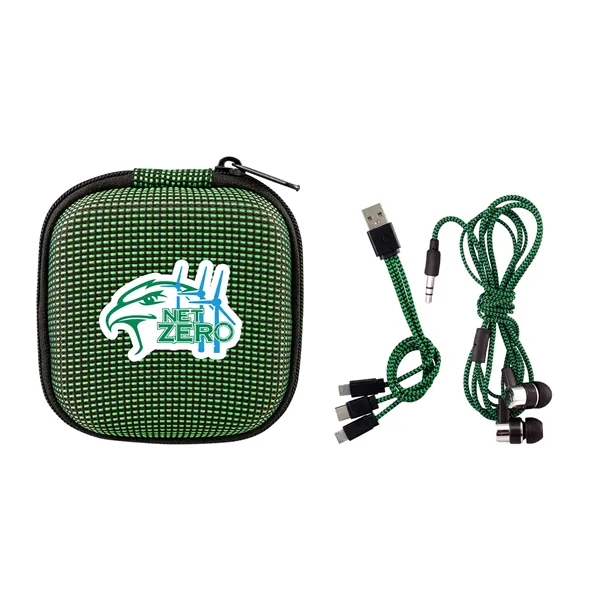 TEXTURED CHARGING CABLE EAR BUD KIT - TEXTURED CHARGING CABLE EAR BUD KIT - Image 6 of 13
