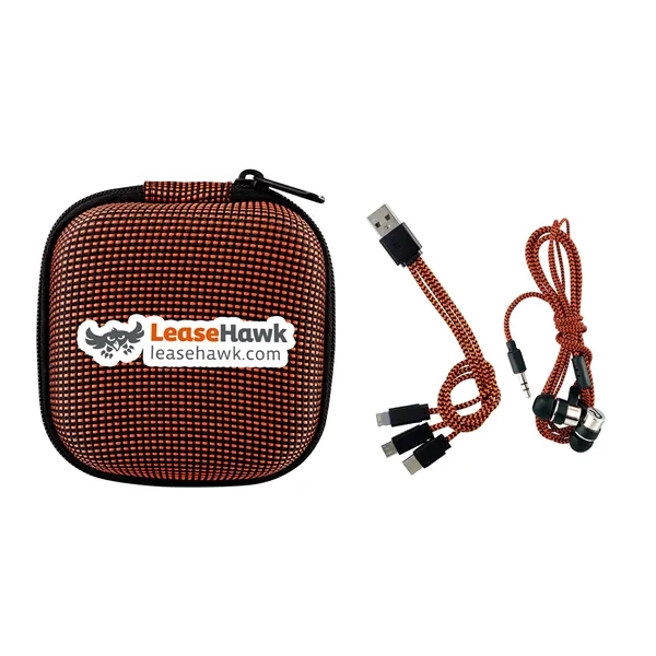 TEXTURED CHARGING CABLE EAR BUD KIT - TEXTURED CHARGING CABLE EAR BUD KIT - Image 8 of 13
