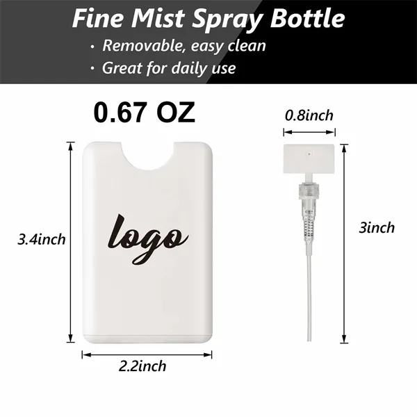 0.67 oz Card Perfume Spray Bottles - 0.67 oz Card Perfume Spray Bottles - Image 1 of 3