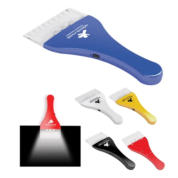 Snowflake Ice Scraper With 3 LED Light - Snowflake Ice Scraper With 3 LED Light - Image 1 of 3