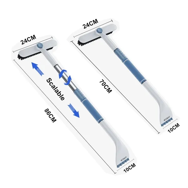 Extendable Snow Brush and Detachable Ice Scraper - Extendable Snow Brush and Detachable Ice Scraper - Image 6 of 6