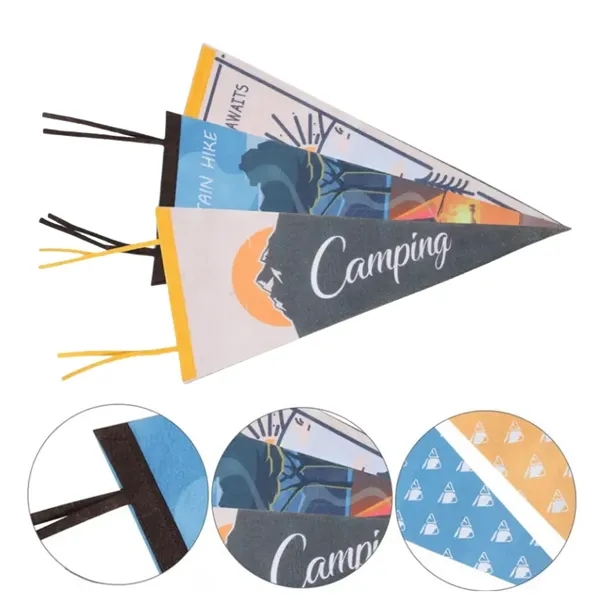 Custom Printed Felt Pennant - Custom Printed Felt Pennant - Image 0 of 1
