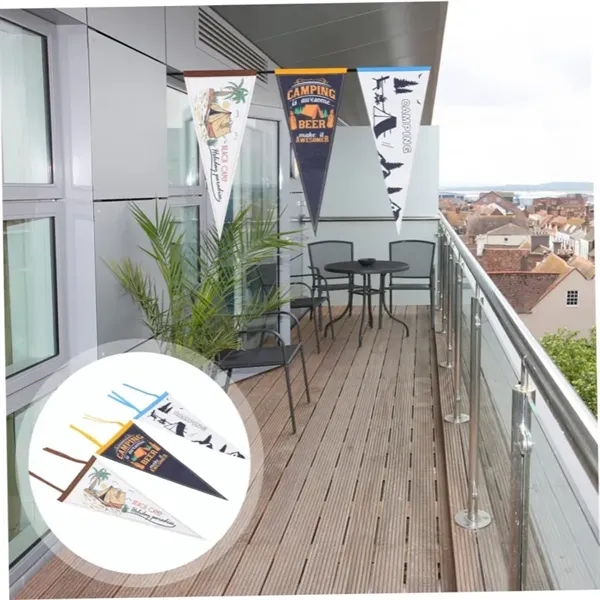 Custom Printed Felt Pennant - Custom Printed Felt Pennant - Image 1 of 1