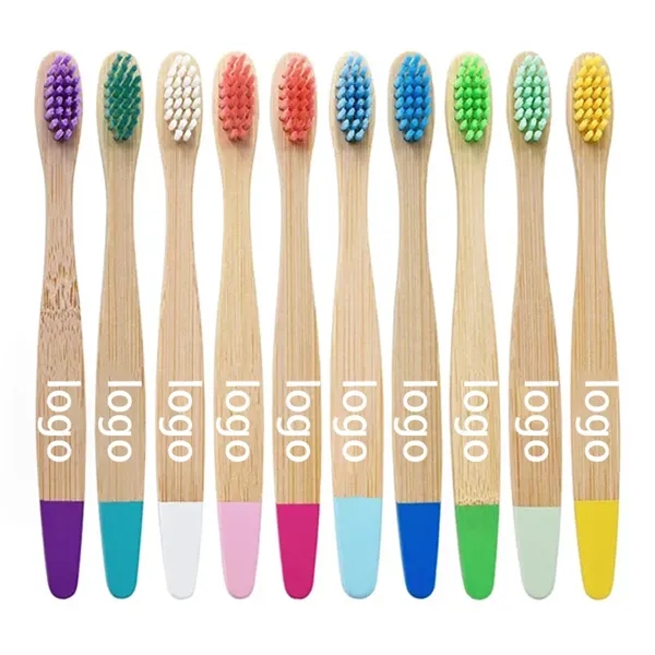 Kids Eco-Friendly Natural Bamboo Bristles Toothbrush - Kids Eco-Friendly Natural Bamboo Bristles Toothbrush - Image 0 of 3