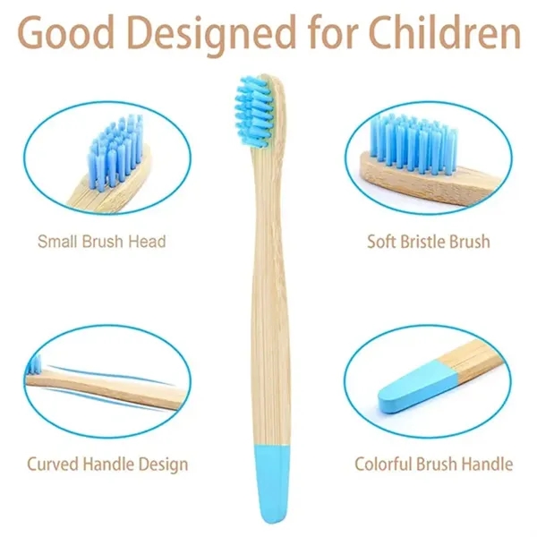 Kids Eco-Friendly Natural Bamboo Bristles Toothbrush - Kids Eco-Friendly Natural Bamboo Bristles Toothbrush - Image 3 of 3