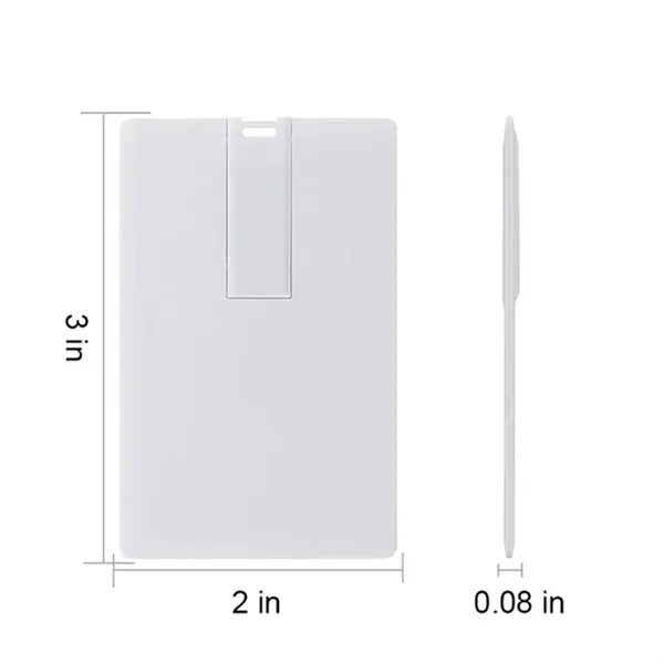 Portable ABS 128MB USB Flash Drive Card Style - Portable ABS 128MB USB Flash Drive Card Style - Image 2 of 3