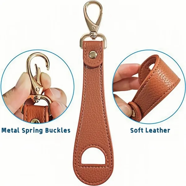 Outdoor Leather Hat Clip - Outdoor Leather Hat Clip - Image 4 of 6