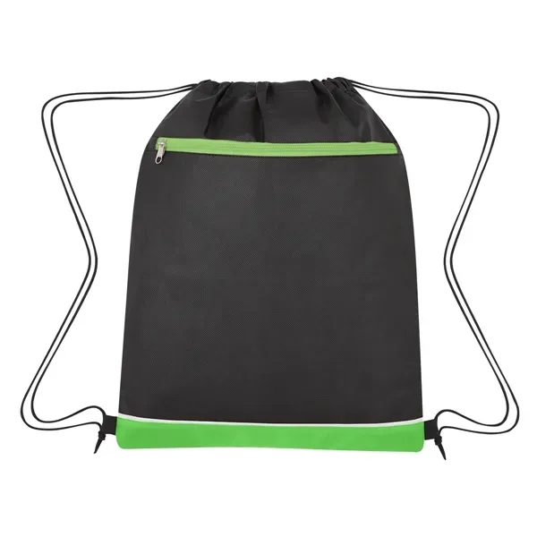 Non-Woven Bandura Drawstring Bag -14" W x 18" H - Non-Woven Bandura Drawstring Bag -14" W x 18" H - Image 2 of 4