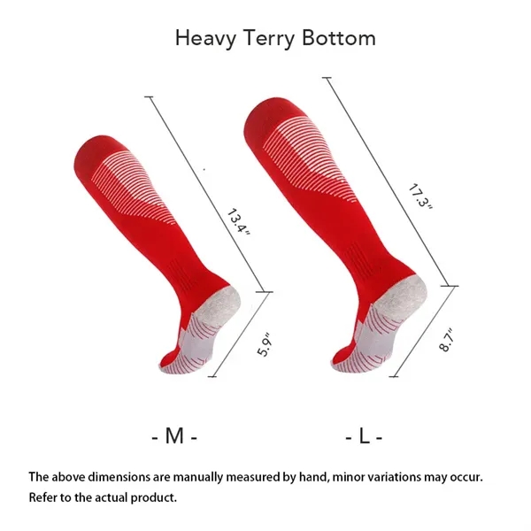 Adult non-slip terry sports socks kid's knee high stocking - Adult non-slip terry sports socks kid's knee high stocking - Image 2 of 17