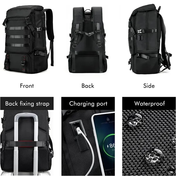 Multifunctional Waterproof Large Capacity Camping Backpack - Multifunctional Waterproof Large Capacity Camping Backpack - Image 2 of 5