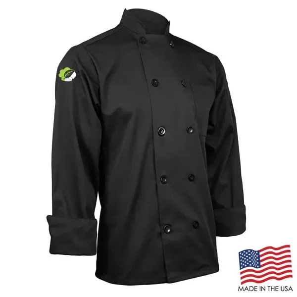 Classic Chef Coat with Long Sleeves - Classic Chef Coat with Long Sleeves - Image 4 of 8