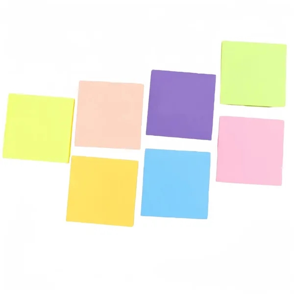 Custom Kawaii Adhesive Sticky Notes With Personalized Logo - Custom Kawaii Adhesive Sticky Notes With Personalized Logo - Image 1 of 3