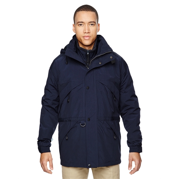 North End Adult 3-in-1 Parka with Dobby Trim - North End Adult 3-in-1 Parka with Dobby Trim - Image 5 of 19