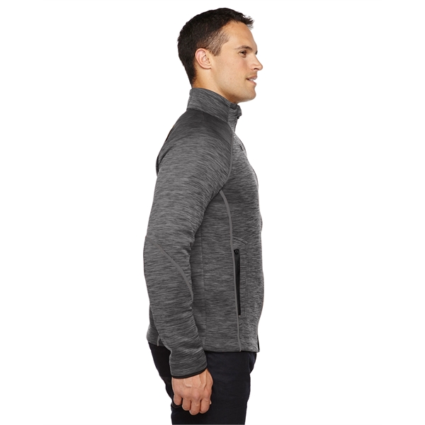 North End Men's Flux Melange Bonded Fleece Jacket - North End Men's Flux Melange Bonded Fleece Jacket - Image 1 of 39