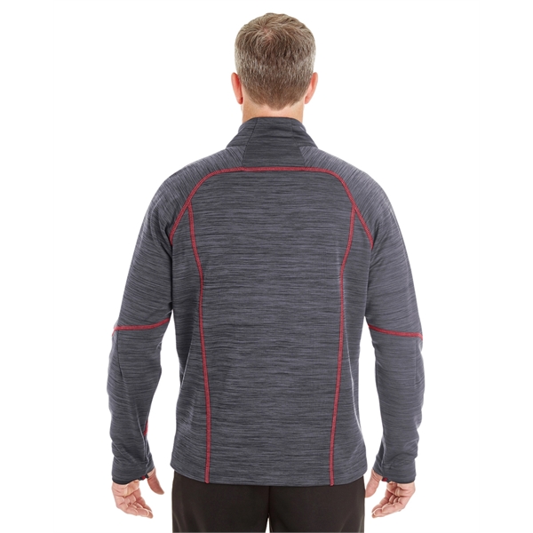 North End Men's Flux Melange Bonded Fleece Jacket - North End Men's Flux Melange Bonded Fleece Jacket - Image 4 of 39