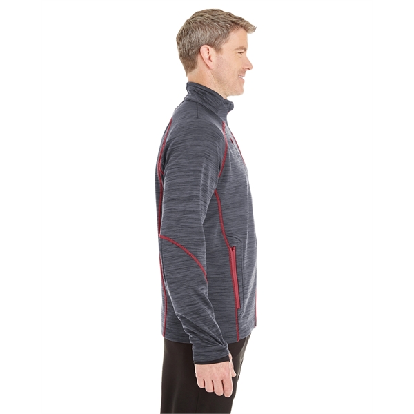 North End Men's Flux Melange Bonded Fleece Jacket - North End Men's Flux Melange Bonded Fleece Jacket - Image 5 of 39