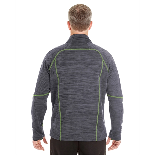 North End Men's Flux Melange Bonded Fleece Jacket - North End Men's Flux Melange Bonded Fleece Jacket - Image 8 of 39